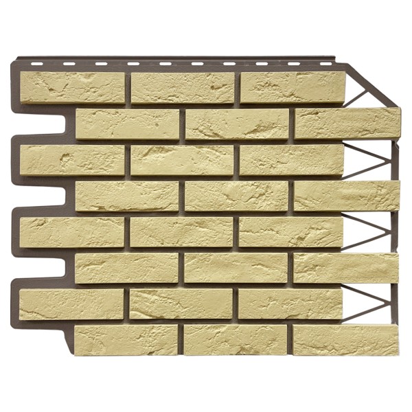 Фасадная панель FineBer, Кирпич Баварский, Песочный купить в Сергиевом Посаде