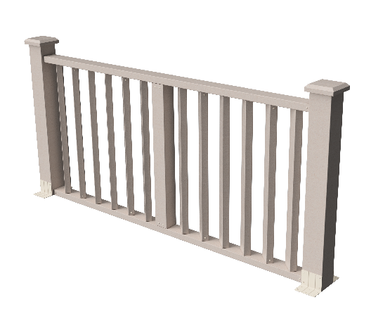 Ограждения декоративное ДПК GRINDERDECO Бруклин выбеленый дуб купить в Сергиевом Посаде