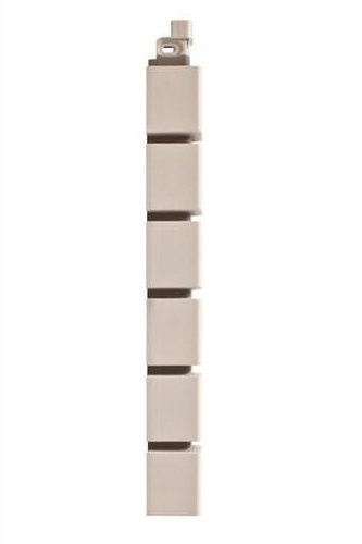 Фасадная панель Наружный угол кирпич клинкерный МАЛЫЙ (белый) 0,46х0,048м купить в Сергиевом Посаде