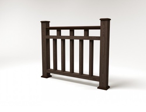 Ограждение из ДПК FG1 венге купить в Сергиевом Посаде