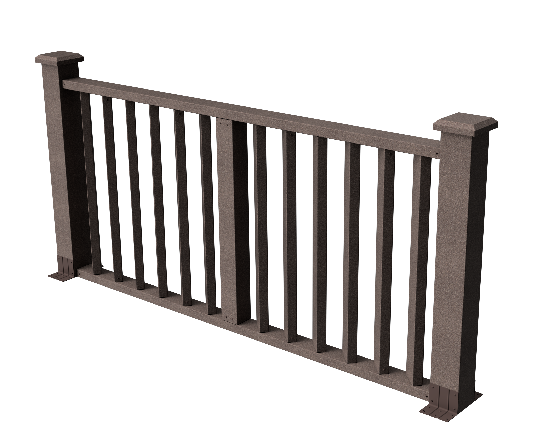 Ограждения декоративное ДПК GRINDERDECO Бруклин венге купить в Сергиевом Посаде