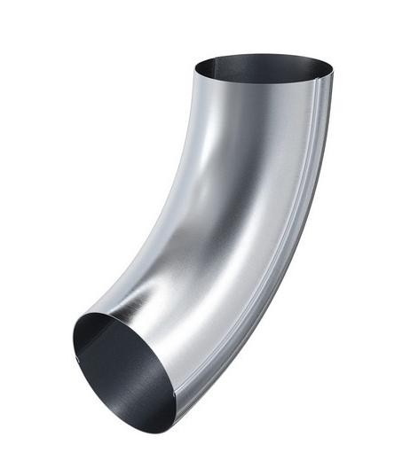 Водосток Aquasistem, Система 150/100 - Колено трубы оцинковка купить в Сергиевом Посаде