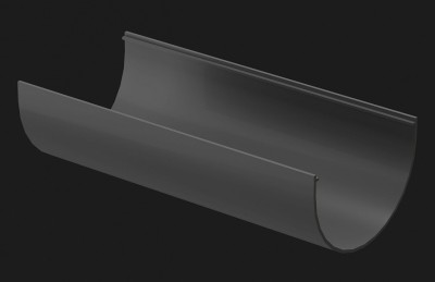 Желоб водосточный Docke Premium ПВХ - Графит