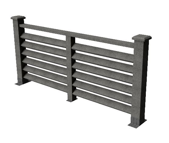 Ограждения декоративное ДПК GRINDERDECO Босфор серый базальт купить в Сергиевом Посаде