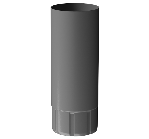 Труба водосточная 3 м D90 Döcke STAL PREMIUM Графит, (RAL 7024) купить в Сергиевом Посаде