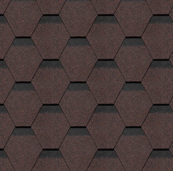 Гибкая черепица Docke, коллекция Шеффилд – Корица купить в Сергиевом Посаде