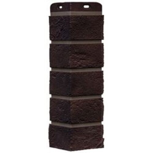 Угол Grand Line состаренный кирпич Элит кофе (жжёный), ШОВ темно-бежевый купить в Сергиевом Посаде