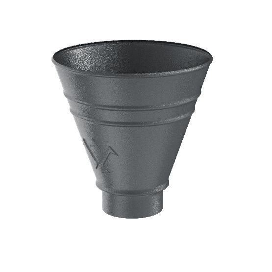 Водосток Aquasistem, Система 125/90 - Воронка водосборная круглая RR 23 Маренго matt купить в Сергиевом Посаде