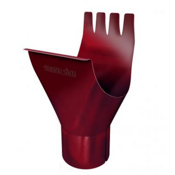 Водосток Grand Line 125x90 – Воронка желоба RAL 3005 купить в Сергиевом Посаде