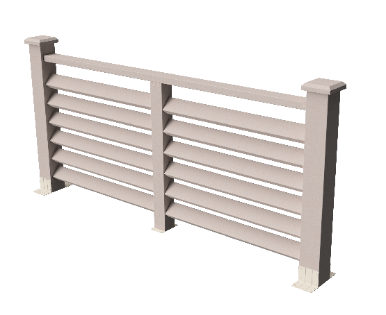 Ограждения декоративное ДПК GRINDERDECO Босфор выбеленый дуб купить в Сергиевом Посаде