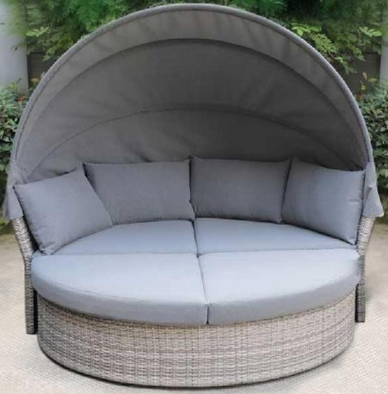 Диван-Трансформер AFINA плетеный из иск. ротанга AFM-325G Grey купить в Сергиевом Посаде