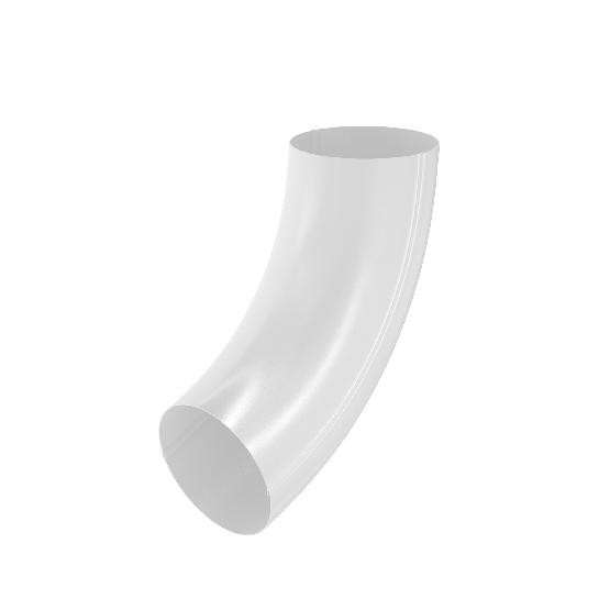 Водосток Aquasistem, система 150/100 - Колено трубы RAL 9003 Белый купить в Сергиевом Посаде