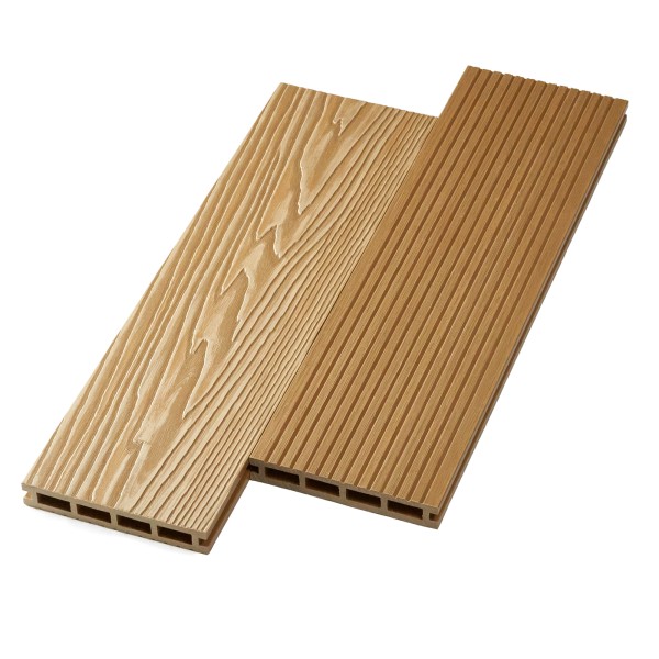 Террасная доска ДПК NanoWood двусторонняя New 3D тиснение + вельвет Орех купить в Сергиевом Посаде