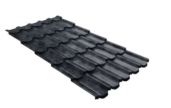 Металлочерепица квинта плюс с 3D резом 0,45 Safari Grey купить в Сергиевом Посаде