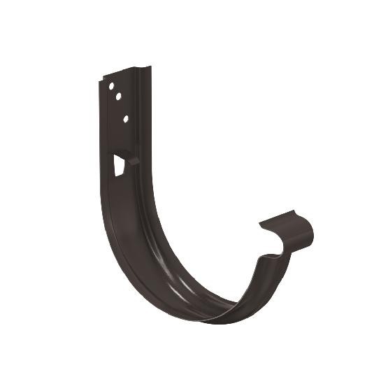 Водосток Aquasistem, система 150/100 - Крюк крепления желоба универсальный RR 32 Тёмно-Коричневый купить в Сергиевом Посаде