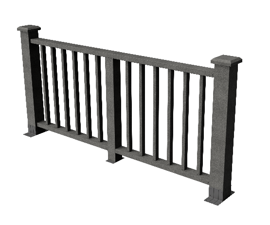 Ограждения декоративное ДПК GRINDERDECO Альма серый базальт купить в Сергиевом Посаде