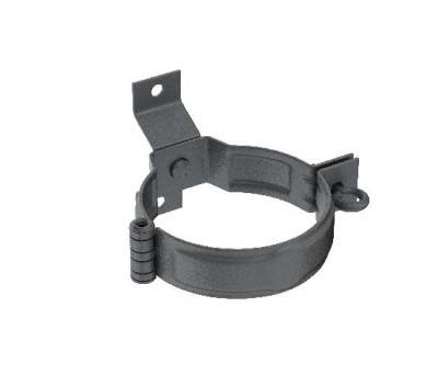 Водосток Aquasistem, Система 125/90 - Декоративный хомут трубы под дерево с комплектом крепления RR 23 Маренго matt