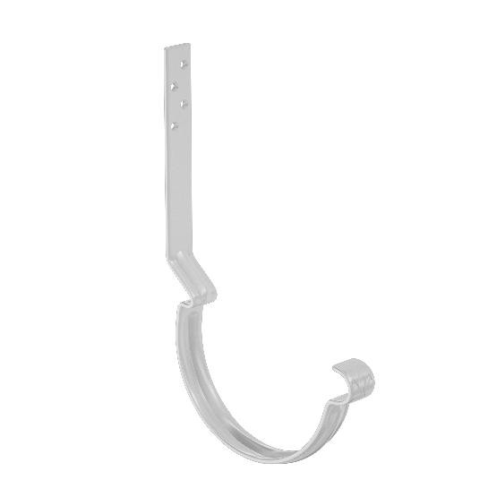 Водосток Aquasistem, система 150x100 - Крюк крепления желоба длинный RR 20 Мраморно-белый купить в Сергиевом Посаде