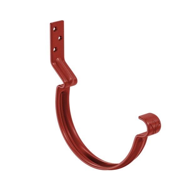 Водосток Aquasistem, система 125x90 - Крюк крепления желоба короткий RR 29 Бургундский купить в Сергиевом Посаде