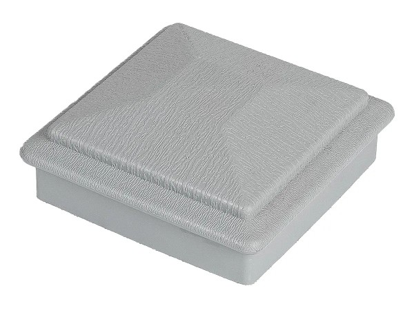 Крышка верхняя фигурная ПВХ для столба Deckart 100х100 Серый купить в Сергиевом Посаде