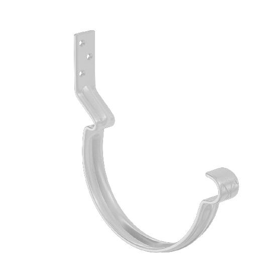 Водосток Aquasistem, система 150x100 - Крюк крепления желоба короткий RR 20 Мраморно-белый купить в Сергиевом Посаде