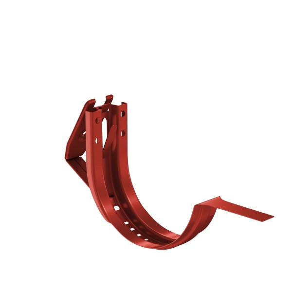 Водосток Aquasistem, система 125x90 - Крюк крепления желоба короткий регулируемый RR 29 Бургундский купить в Сергиевом Посаде