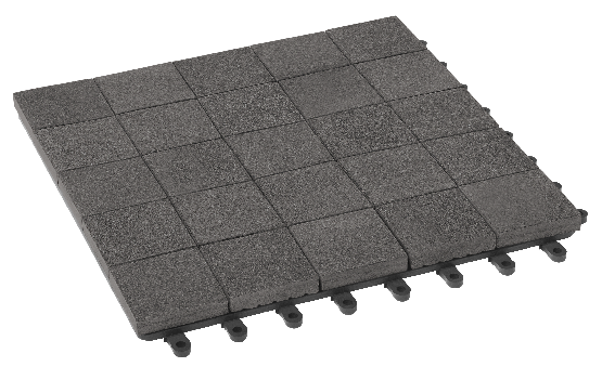 Модульный паркет ДПК GRINDERDECO Мозаика 13 Серый базальт купить в Сергиевом Посаде