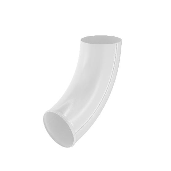 Водосток Aquasistem, система 150x100 - Отвод трубы RR 20 Мраморно-белый купить в Сергиевом Посаде