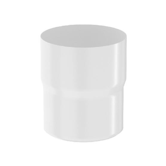 Водосток Aquasistem, система 150x100 - Соединитель трубы RR 20 Мраморно-белый купить в Сергиевом Посаде