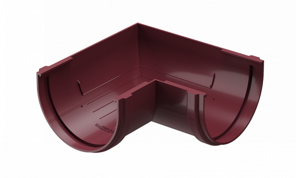 Угловой элемент 90˚ПВХ Docke STANDART красный купить в Сергиевом Посаде