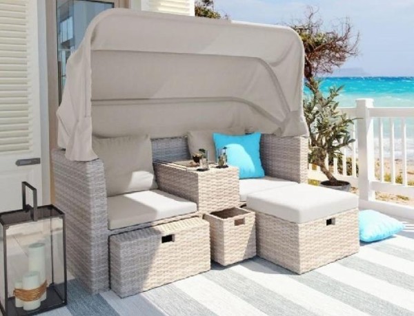 Комплект мебели AFINA плетеной из иск. ротанга AFM-330 Beige купить в Сергиевом Посаде