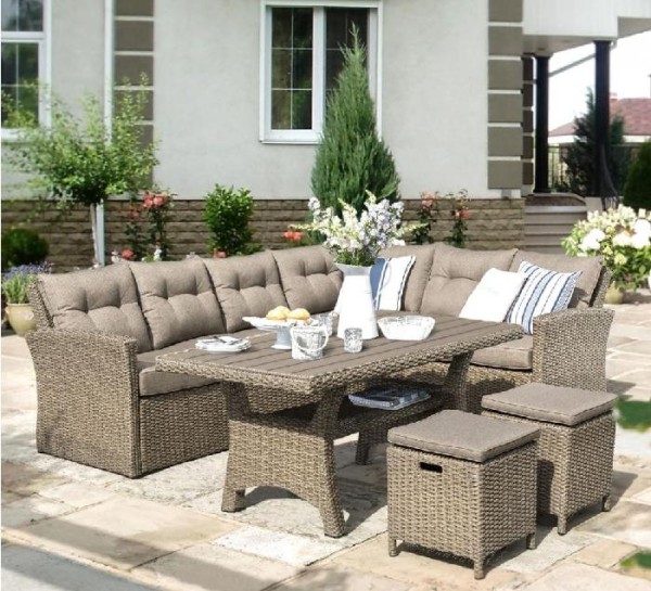 Комплект мебели AFINA плетеной из иск. ротанга AFM-307B Beige купить в Сергиевом Посаде