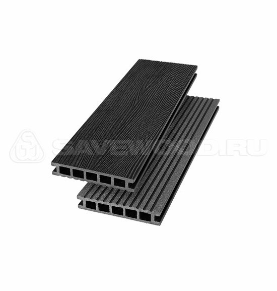 Террасная доска из ДПК SW Ornus радиальный распил черный купить в Сергиевом Посаде