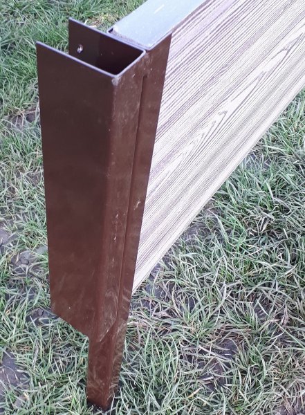 Угловой элемент металл, 90° для доски 300х30 мм Holzhof купить в Сергиевом Посаде