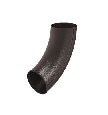 Водосток Aquasistem, Система 150/100 - Отвод трубы RR 32 Тёмно-коричневый matt