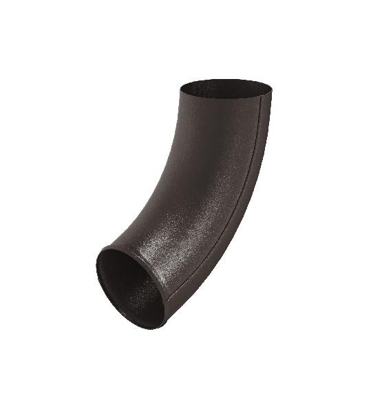 Водосток Aquasistem, Система 150/100 - Отвод трубы RR 32 Тёмно-коричневый matt купить в Сергиевом Посаде