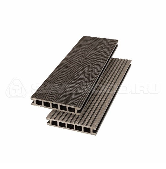 Террасная доска из ДПК SW Ornus радиальный распил темно-коричневый купить в Сергиевом Посаде