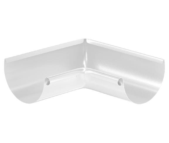 Водосток Aquasistem, система 150x100 - Угол желоба, внутренний 90° RR 20 Мраморно-белый купить в Сергиевом Посаде