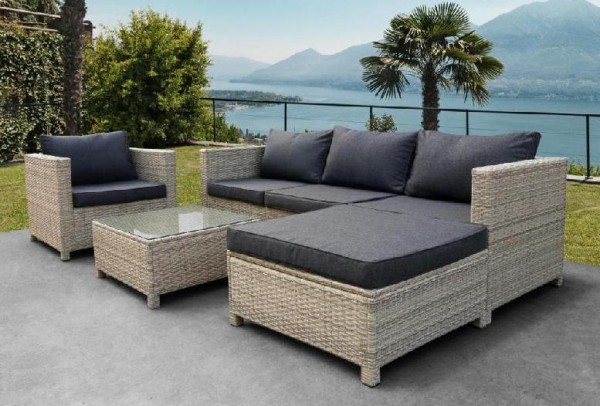 Комплект мебели AFINA плетеной из иск. ротанга YR821G Grey/Grey купить в Сергиевом Посаде