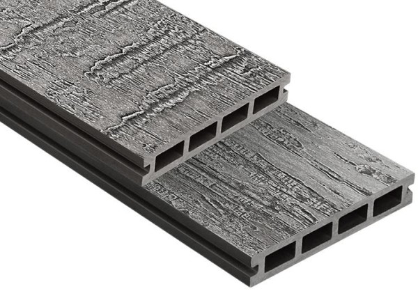 Террасная доска ДПК Outdoor 3D VIRGINIA/COLORADO темно-серая купить в Сергиевом Посаде