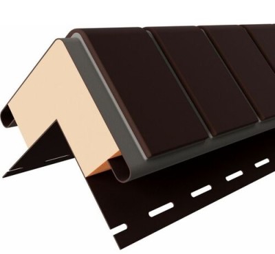 Угол Наружный к Фасадным Термопанелям Доломит Кирпич 20 мм Коричневый