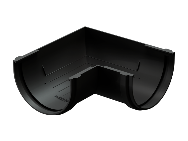 Угол желоба универсал 90˚ Docke Premium ПВХ - Карбон купить в Сергиевом Посаде