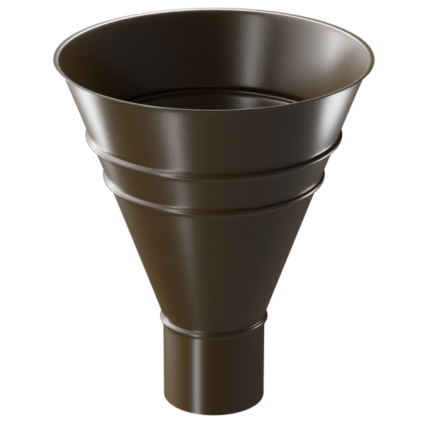 Воронка водосборная Döcke STAL PREMIUM, Каштан купить в Сергиевом Посаде