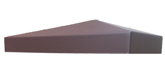 Крышка столба коричневая купить в Сергиевом Посаде