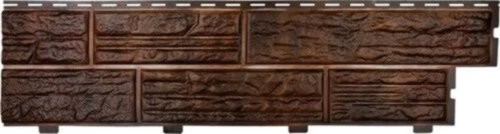 Формованный Сайдинг Альта-профиль Сланцевая Порода коричневый купить в Сергиевом Посаде