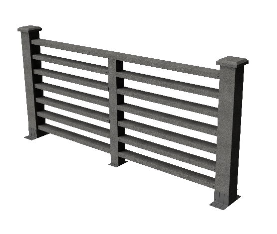 Ограждения декоративное ДПК GRINDERDECO Марсело серый базальт купить в Сергиевом Посаде