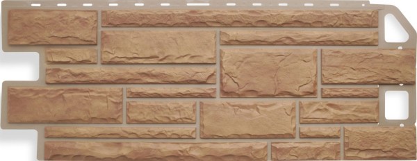 Цокольный сайдинг альта-профиль - коллекция "камень", бежевый купить в Сергиевом Посаде