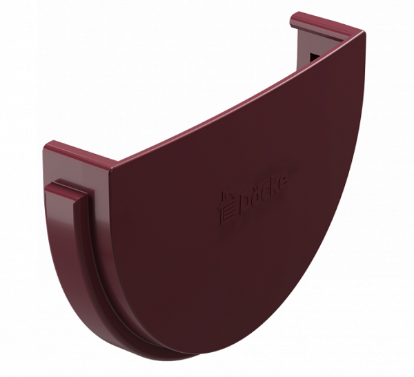 Заглушка желоба ПВХ Docke STANDART красный купить в Сергиевом Посаде