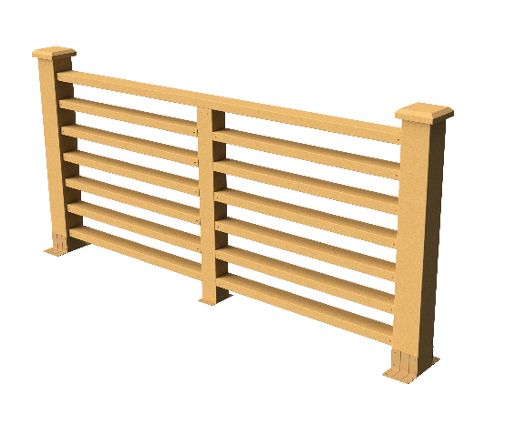 Ограждения декоративное ДПК GRINDERDECO Марсело песчаник купить в Сергиевом Посаде