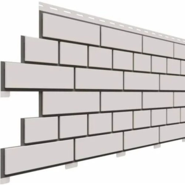 Фасадная панель Доломит Кирпич, Белый купить в Сергиевом Посаде